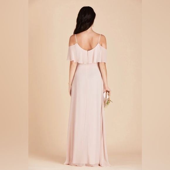 NWT Birdy Grey Jane Convertible Dress in Chiffon Pale Blush - Picture 2 of 8